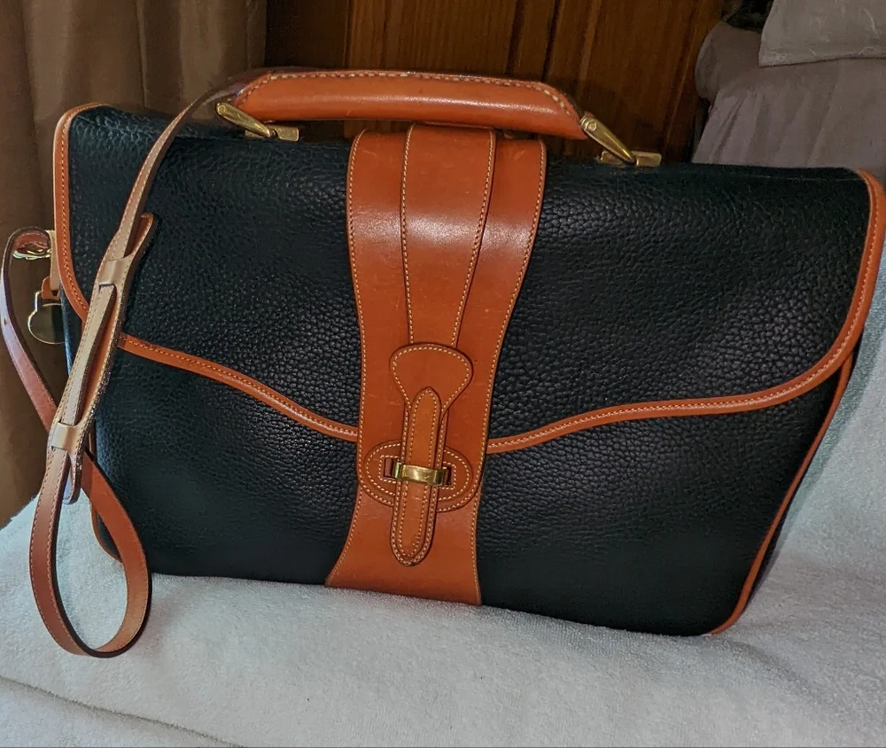 Dooney and Bourke All Weather Equestrian collection briefcase.